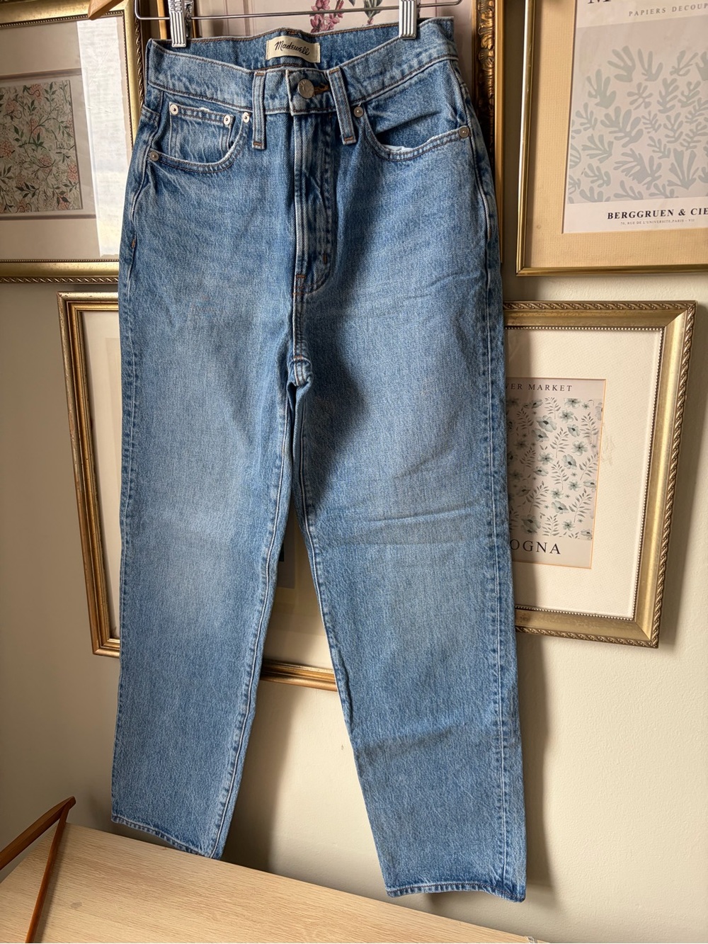 Madewell The Perfect Vintage Straight Jean in Seyland Wash 24 - Picture 8 of 14